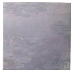 Claude Monet Light-coloured Waterlilies Tile