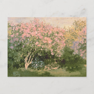 Claude Monet   Lilac in the Sun, 1873 Postcard