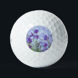 Claude Monet - Lilac Irises / Iris Mauves Golf Balls<br><div class="desc">Lilac Irises / Iris Mauves - Claude Monet,  1914-1917</div>