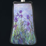 Claude Monet - Lilac Irises / Iris Mauves Golf Head Cover<br><div class="desc">Lilac Irises / Iris Mauves - Claude Monet,  1914-1917</div>