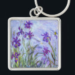 Claude Monet - Lilac Irises / Iris Mauves Key Ring<br><div class="desc">Lilac Irises / Iris Mauves - Claude Monet,  1914-1917</div>