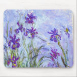 Claude Monet - Lilac Irises / Iris Mauves Mouse Pad<br><div class="desc">Lilac Irises / Iris Mauves - Claude Monet,  1914-1917</div>
