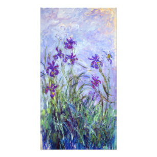 Claude Monet - Lilac Irises / Iris Mauves Photo Print