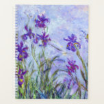 Claude Monet - Lilac Irises / Iris Mauves Planner<br><div class="desc">Lilac Irises / Iris Mauves - Claude Monet,  1914-1917</div>