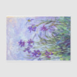 Claude Monet - Lilac Irises / Iris Mauves Tissue Paper<br><div class="desc">Lilac Irises / Iris Mauves - Claude Monet,  1914-1917</div>