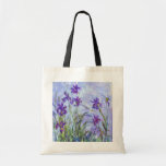 Claude Monet - Lilac Irises / Iris Mauves Tote Bag<br><div class="desc">Lilac Irises / Iris Mauves - Claude Monet,  1914-1917</div>
