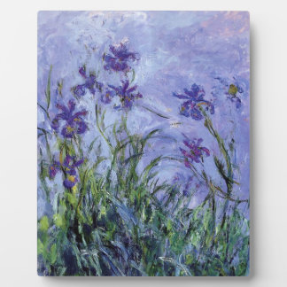 Claude Monet - Lilac Irises Mauves 1917 Plaque