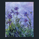 Claude Monet - Lilac Irises Mauves 1917 Poster<br><div class="desc">Claude Monet - Lilac Irises Mauves 1917</div>