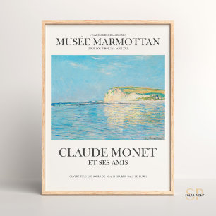 Claude Monet Low Tide at Pourville Near Dieppe Art Poster