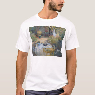 Claude Monet Luncheon: Monet's garden Argenteuil T-Shirt