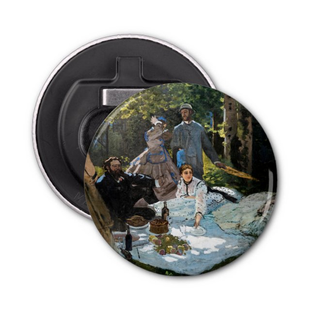 Claude Monet - Luncheon on the Grass, Right Panel Bottle Opener (Front)