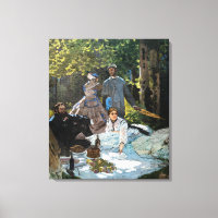 Claude Monet - Luncheon on the Grass, Right Panel