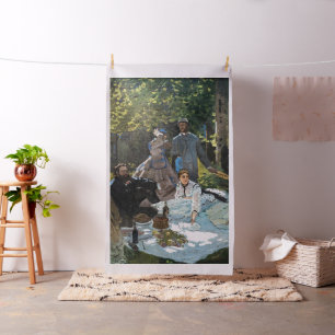 Claude Monet - Luncheon on the Grass, Right Panel Fabric