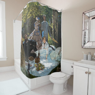 Claude Monet - Luncheon on the Grass, Right Panel Shower Curtain