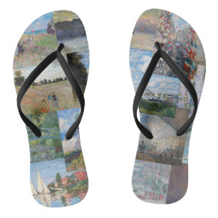 Claude Monet - Masterpieces Patchwork Jandals