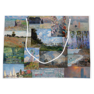 Claude Monet - Masterpieces Patchwork Large Gift Bag