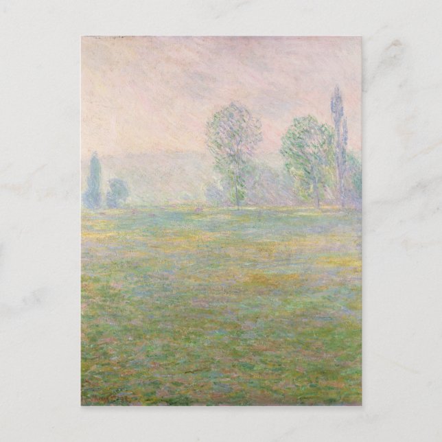Claude Monet | Meadows in Giverny, 1888 Postcard (Front)