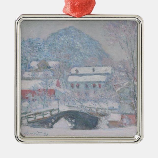 Claude Monet Metal Tree Decoration (Front)