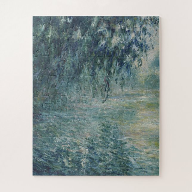 Claude Monet - Morning On The Seine Jigsaw Puzzle (Vertical)
