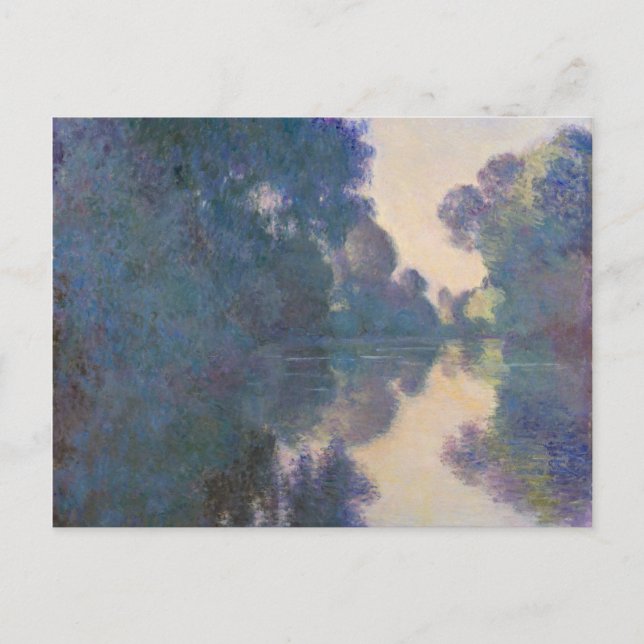 Claude Monet | Morning on the Seine near Giverny Postcard (Front)