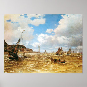 Claude Monet Mouth of the Seine Poster