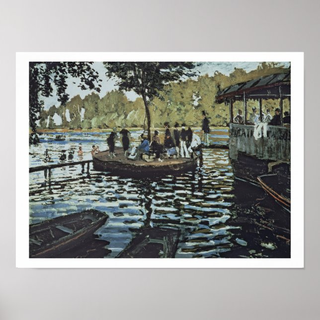 Claude Monet | Ms La Grenouillere Poster (Front)