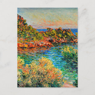 Claude Monet - Near Monte Carlo, Postcard