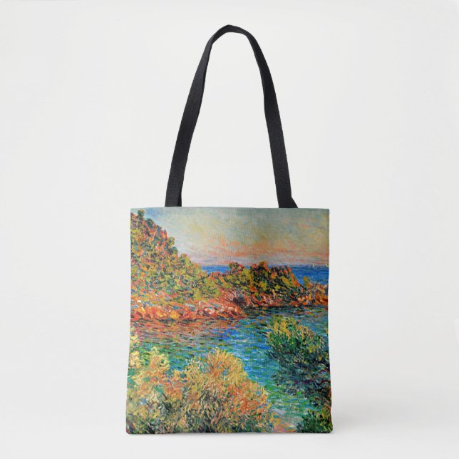 Claude Monet - Near Monte Carlo, Tote Bag (Front)