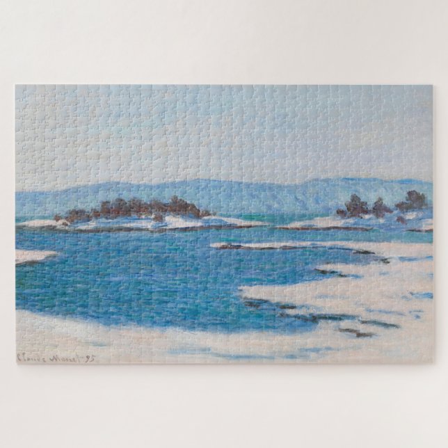 Claude Monet Norwegian Fjord Jigsaw Puzzle (Horizontal)