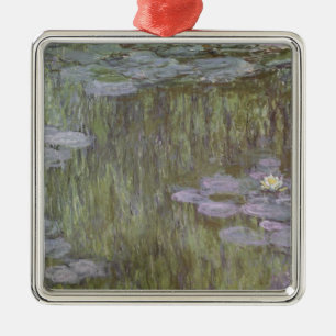 Claude Monet   Nympheas at Giverny, 1918 Metal Tree Decoration