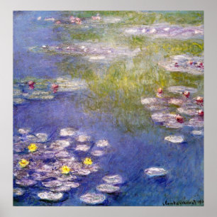 Claude Monet - Nympheas at Giverny Poster