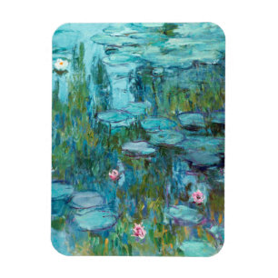 Claude Monet Nympheas Water Lilies Flowers Pond Magnet