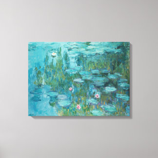 Claude Monet - Nymphéas - Water Lilies - Sea lions Canvas Print