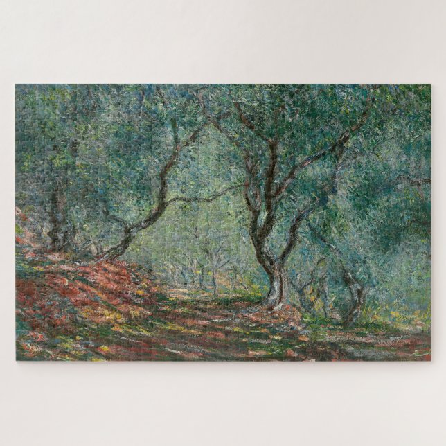 Claude Monet Olive Grove Garden Jigsaw Puzzle (Horizontal)