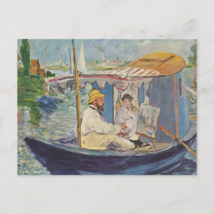 Claude Monet Painting - Edouard Manet Postcard