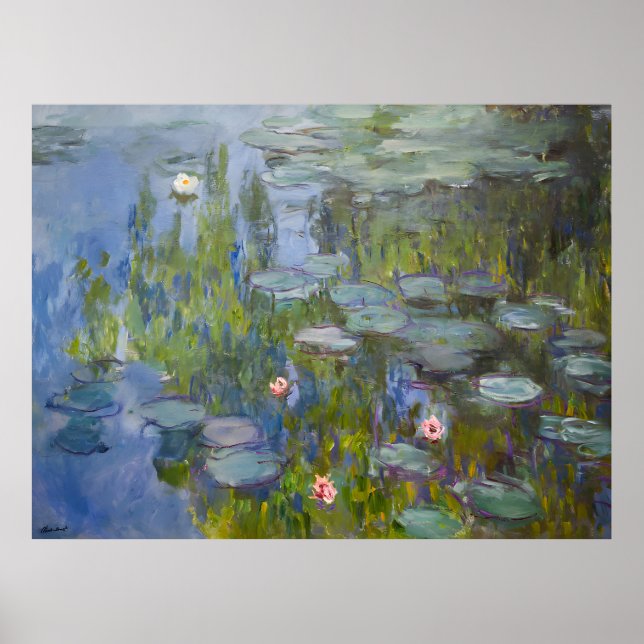 Claude Monet painting Poster (Front)