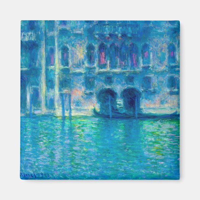 Claude Monet "Palazzo da Mula" Magnet (Front)