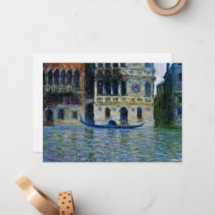Claude Monet - Palazzo Dario, Card
