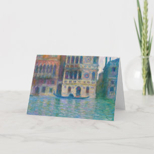 Claude Monet - Palazzo Dario Card