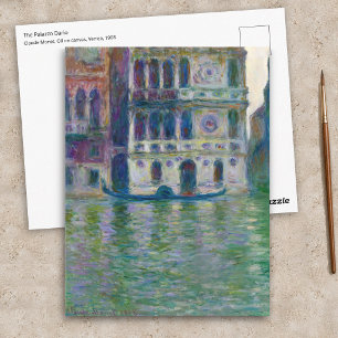 Claude Monet - Palazzo Dario Postcard