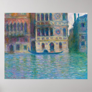 Claude Monet - Palazzo Dario Poster