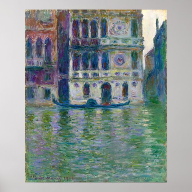 Claude Monet - Palazzo Dario Poster (Front)