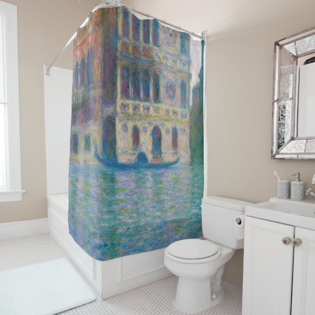 Claude Monet - Palazzo Dario Shower Curtain (In Situ)