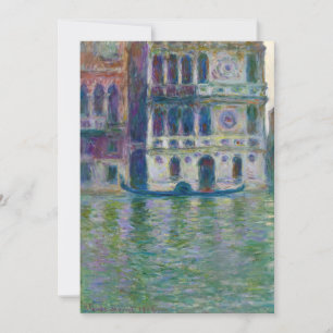 Claude Monet - Palazzo Dario Thank You Card