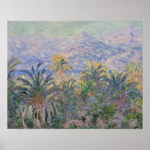 Claude Monet Palm Trees at Bordighera Poster