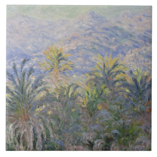 Claude Monet - Palm Trees at Bordighera Tile