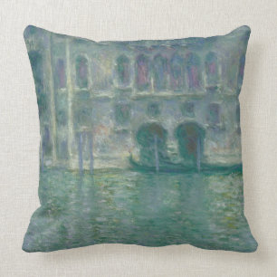 Claude Monet Panoramic View of the Ile-de-France Cushion