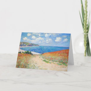 Claude Monet - Path in Wheat Fields at Pourville Card
