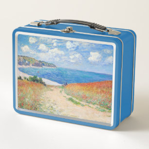 Claude Monet - Path in Wheat Fields at Pourville Metal Lunch Box