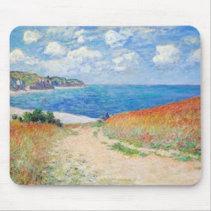 Claude Monet - Path in Wheat Fields at Pourville Mouse Pad
